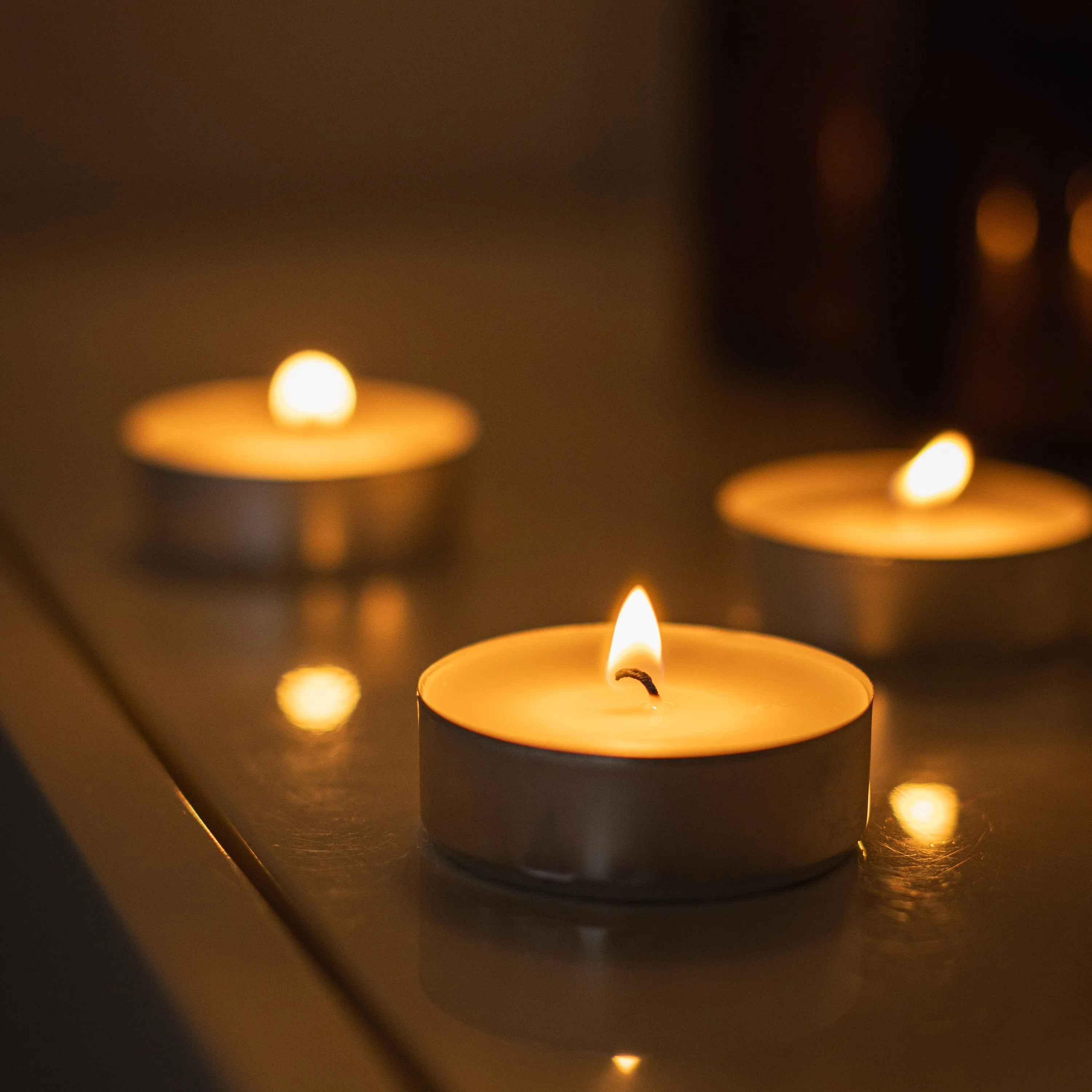 20-Pack Unscented Mega Oversized Tea Light Candles with 9 Hour Extended Burn Time