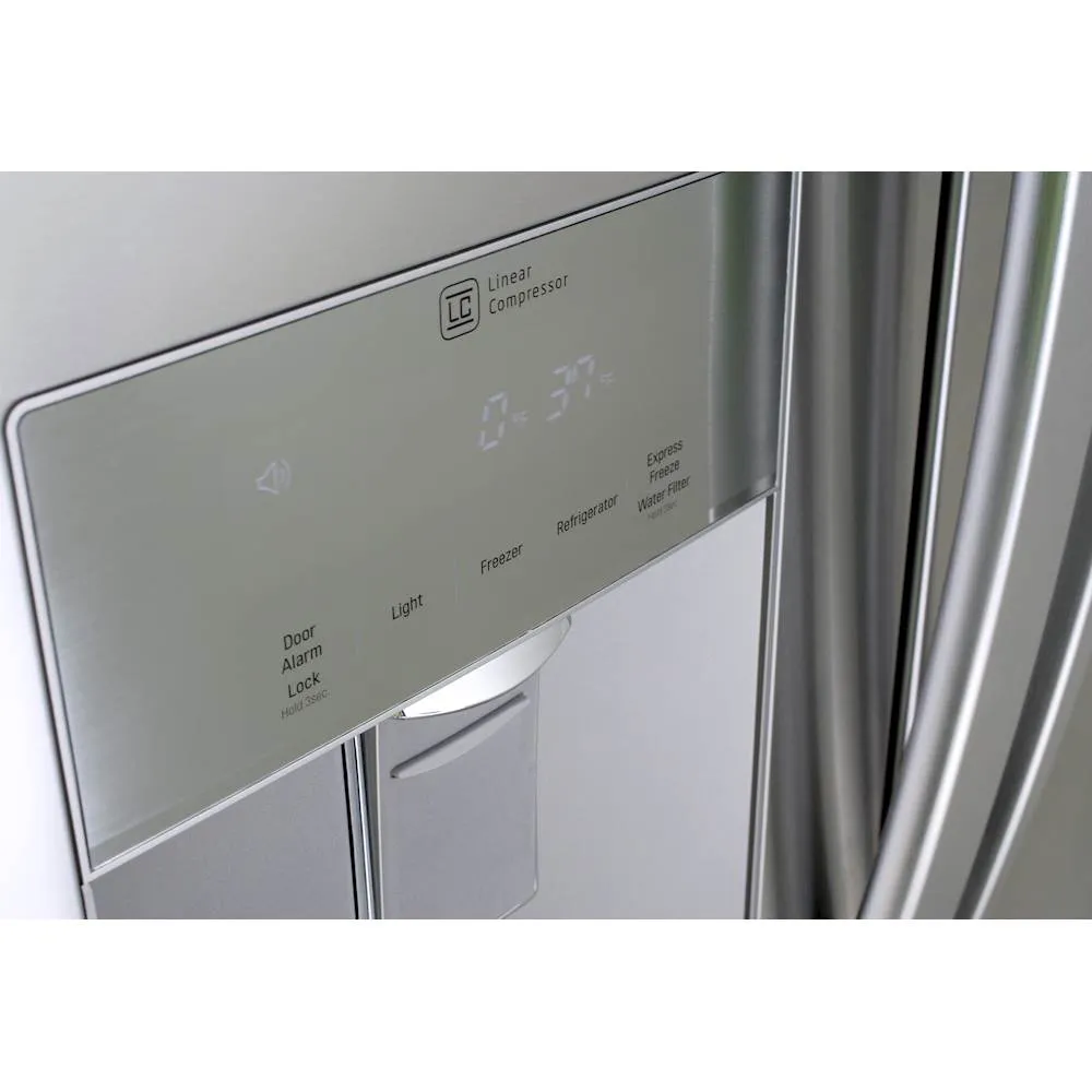 22 Cu. Ft. French Door Refrigerator - Stainless steel