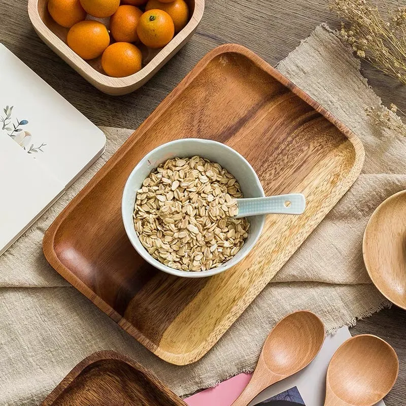 Acacia Wood Serving Trays