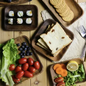 Acacia Wood Serving Trays