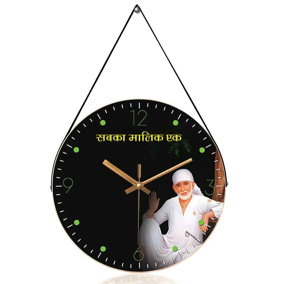 Adorable saibaba wall clock