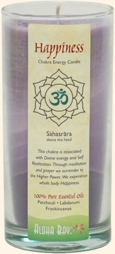 Aloha Bay - Candle Chakra Energy Jar - Happiness