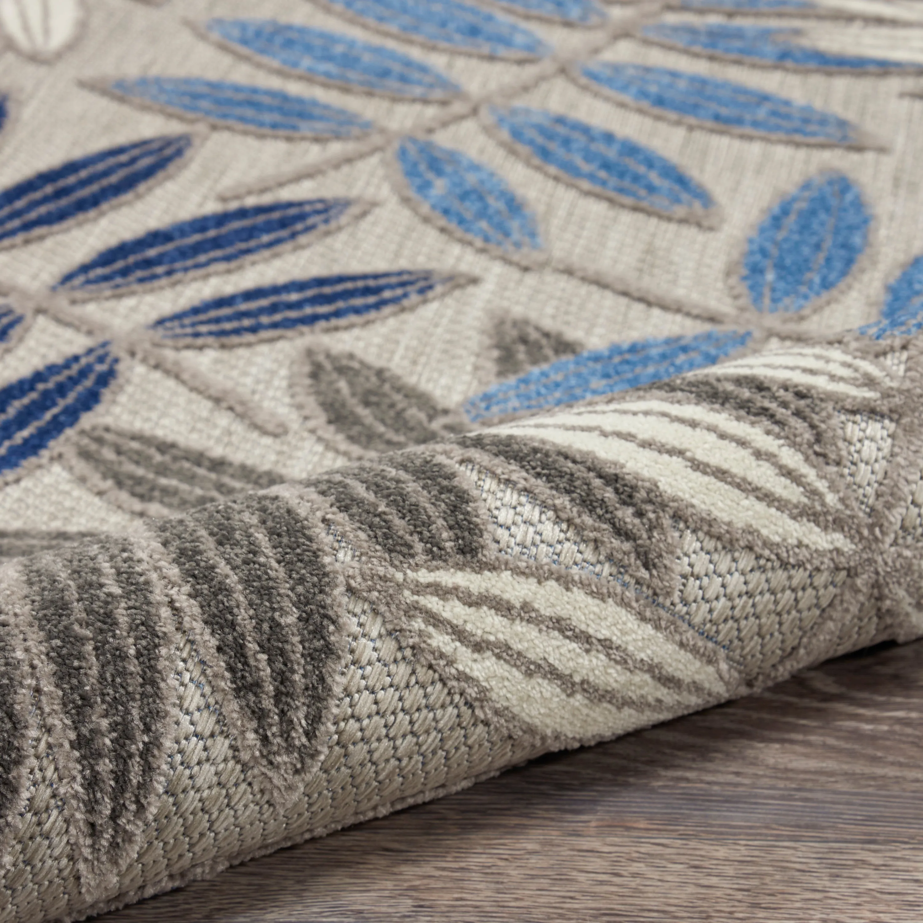Aloha Grey/Blue Rug