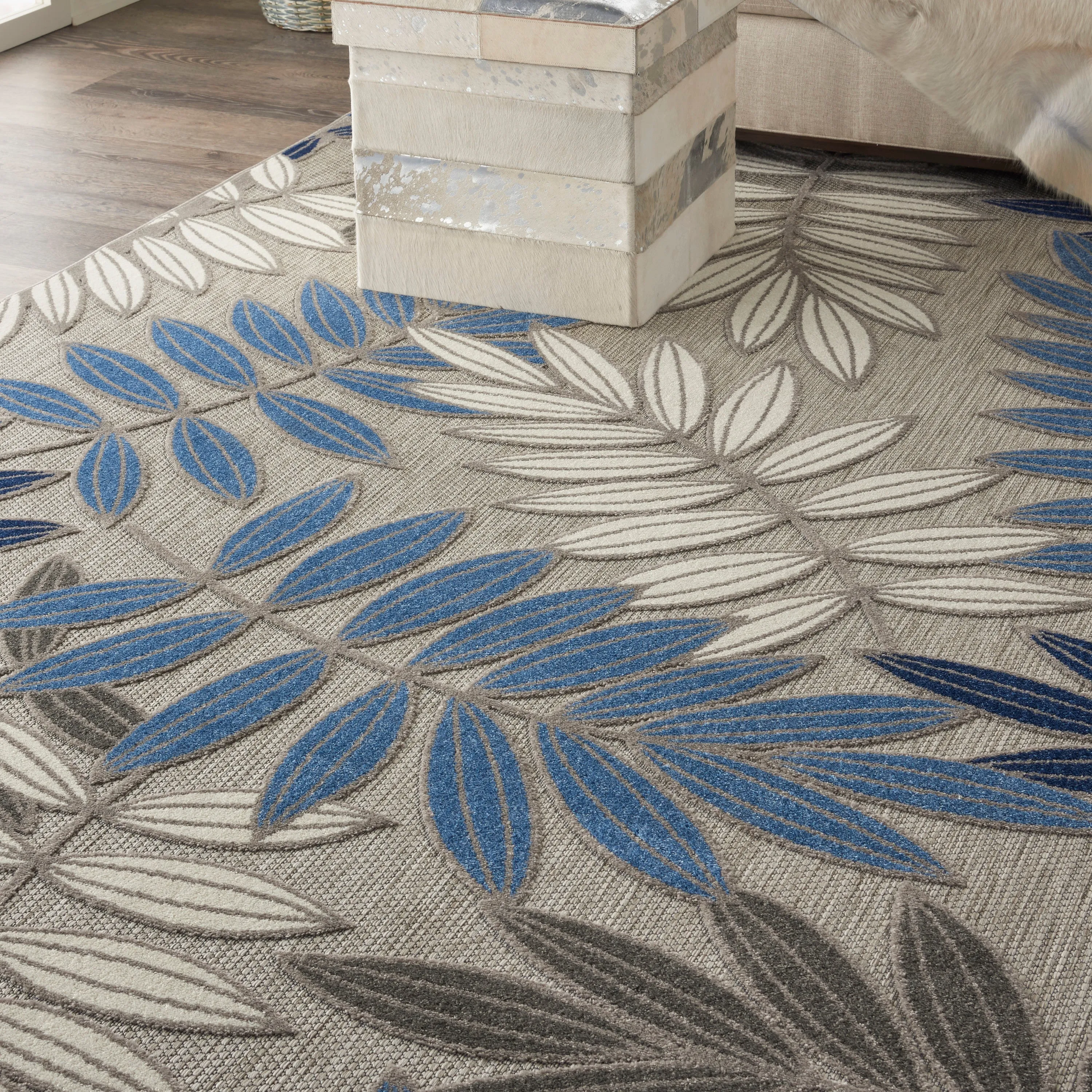 Aloha Grey/Blue Rug