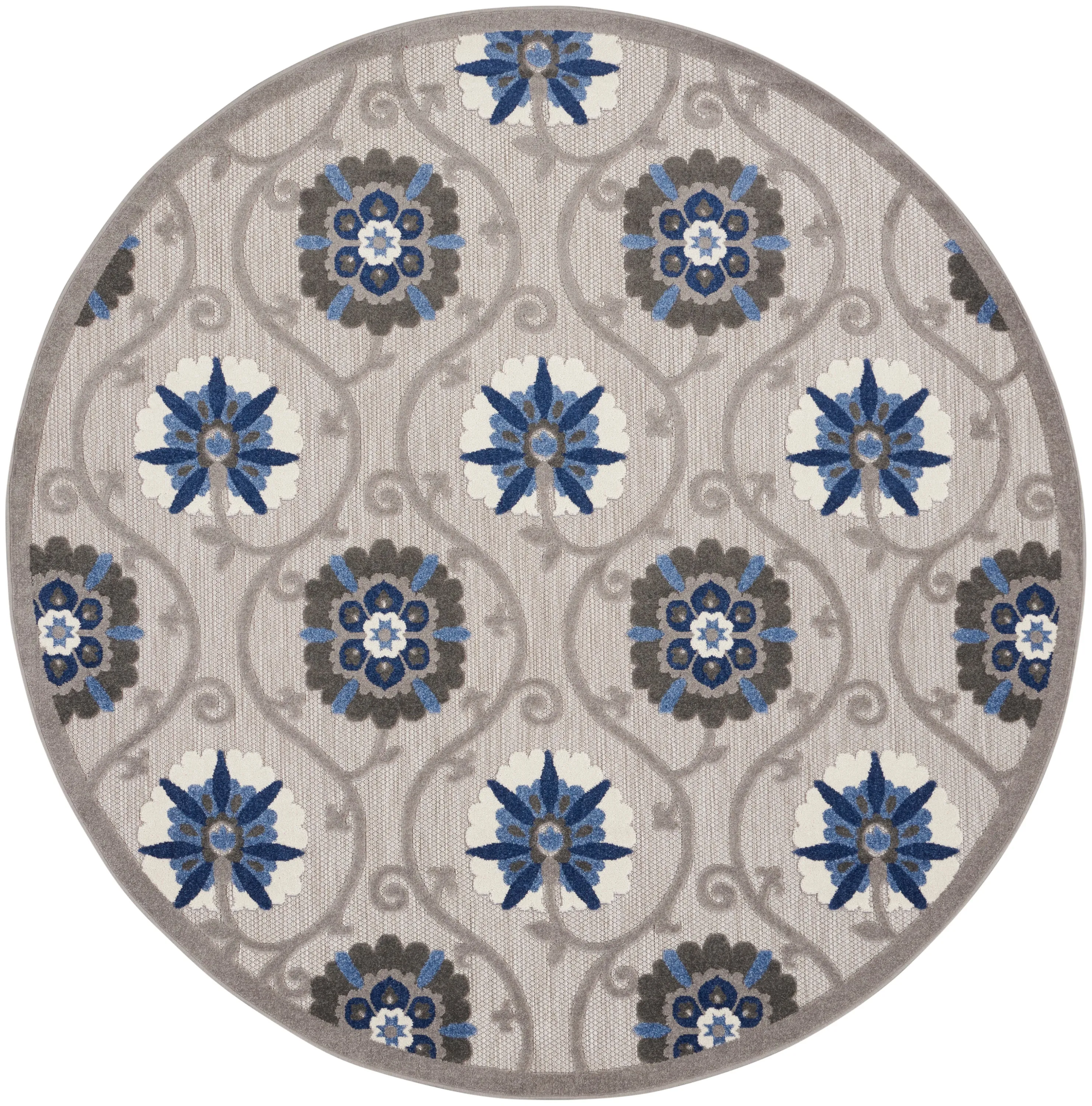 Aloha Grey/Blue Rug
