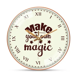 Amazing magic quotes wall clock