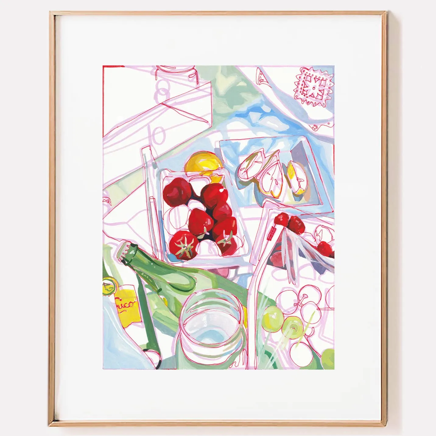 Anissa Riviere 8x10 Signed Art Print: California Picnic