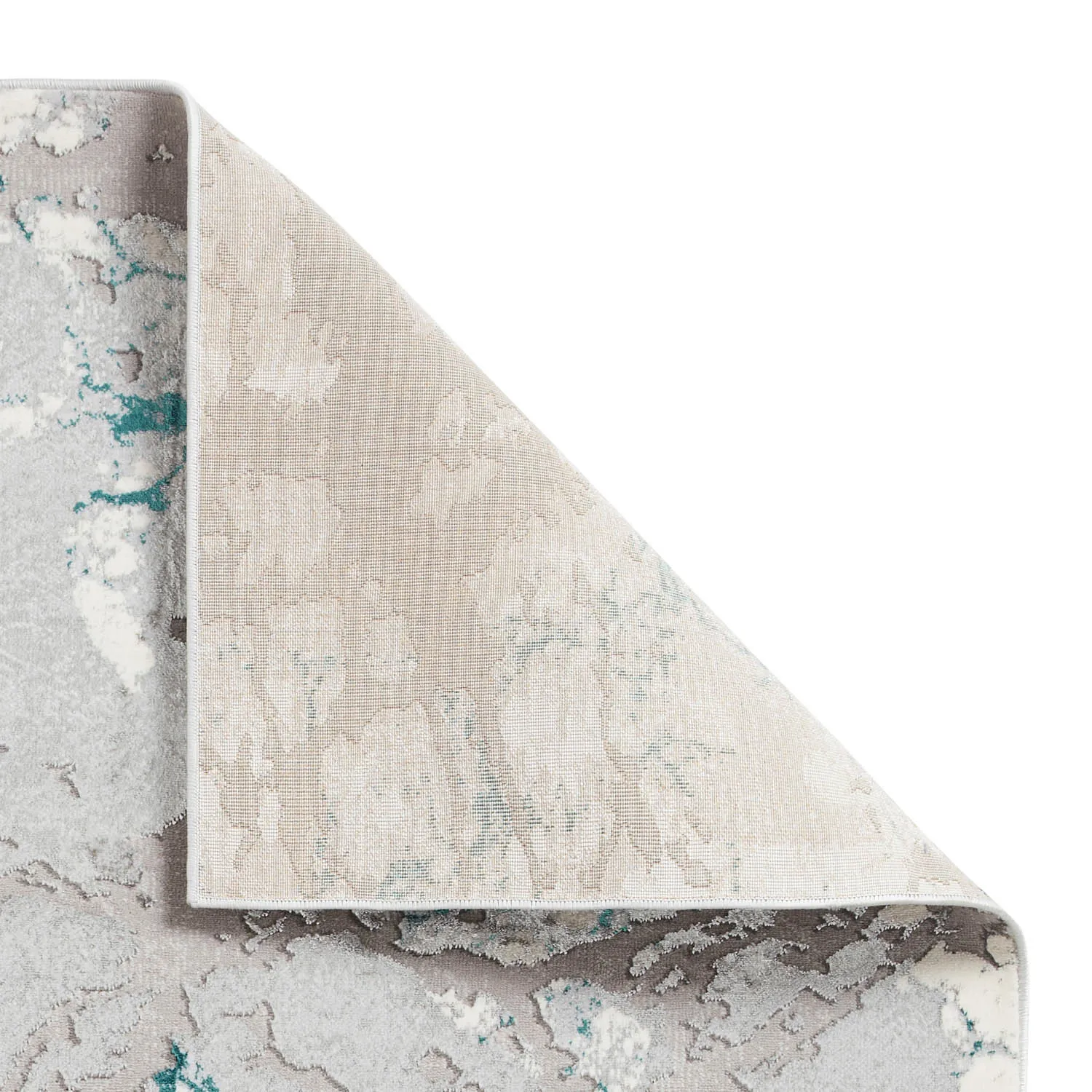 Apollo 2677 Grey/Green Rug