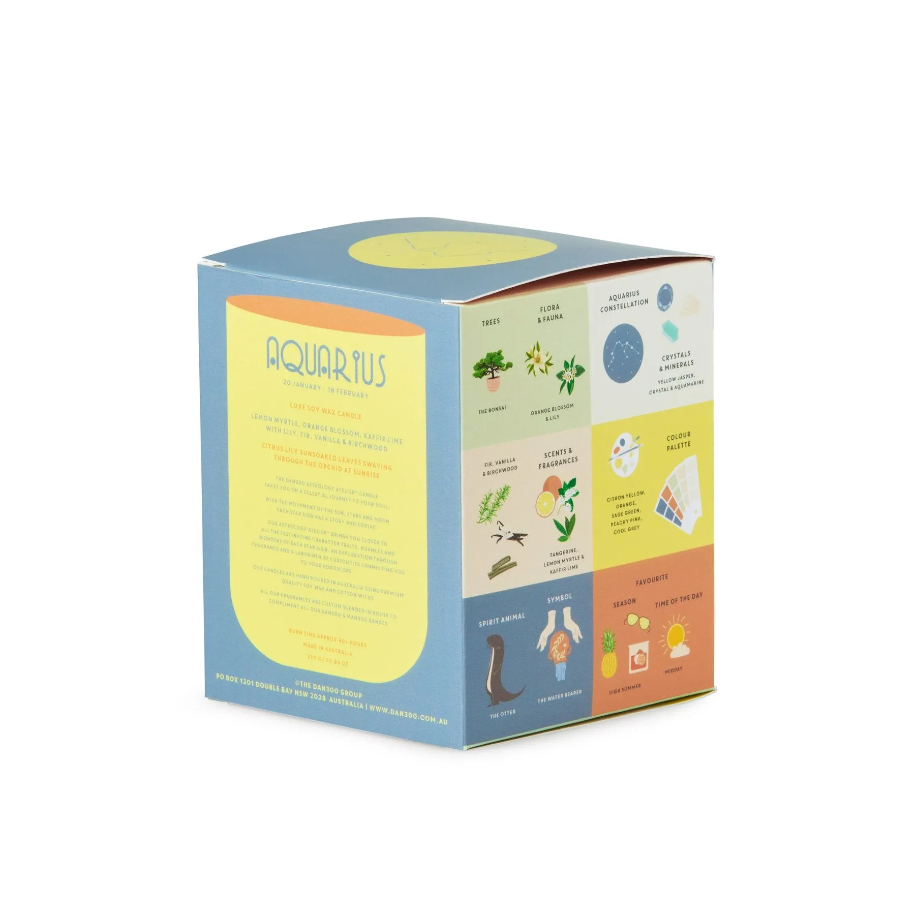 Astrology Atelier Zodiac Candle Aquarius