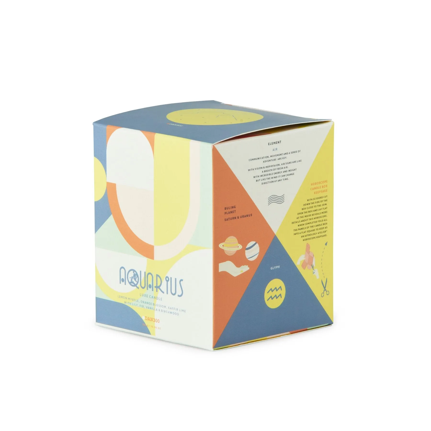 Astrology Atelier Zodiac Candle Aquarius