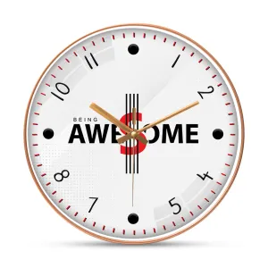 Awesome motivational wall clock