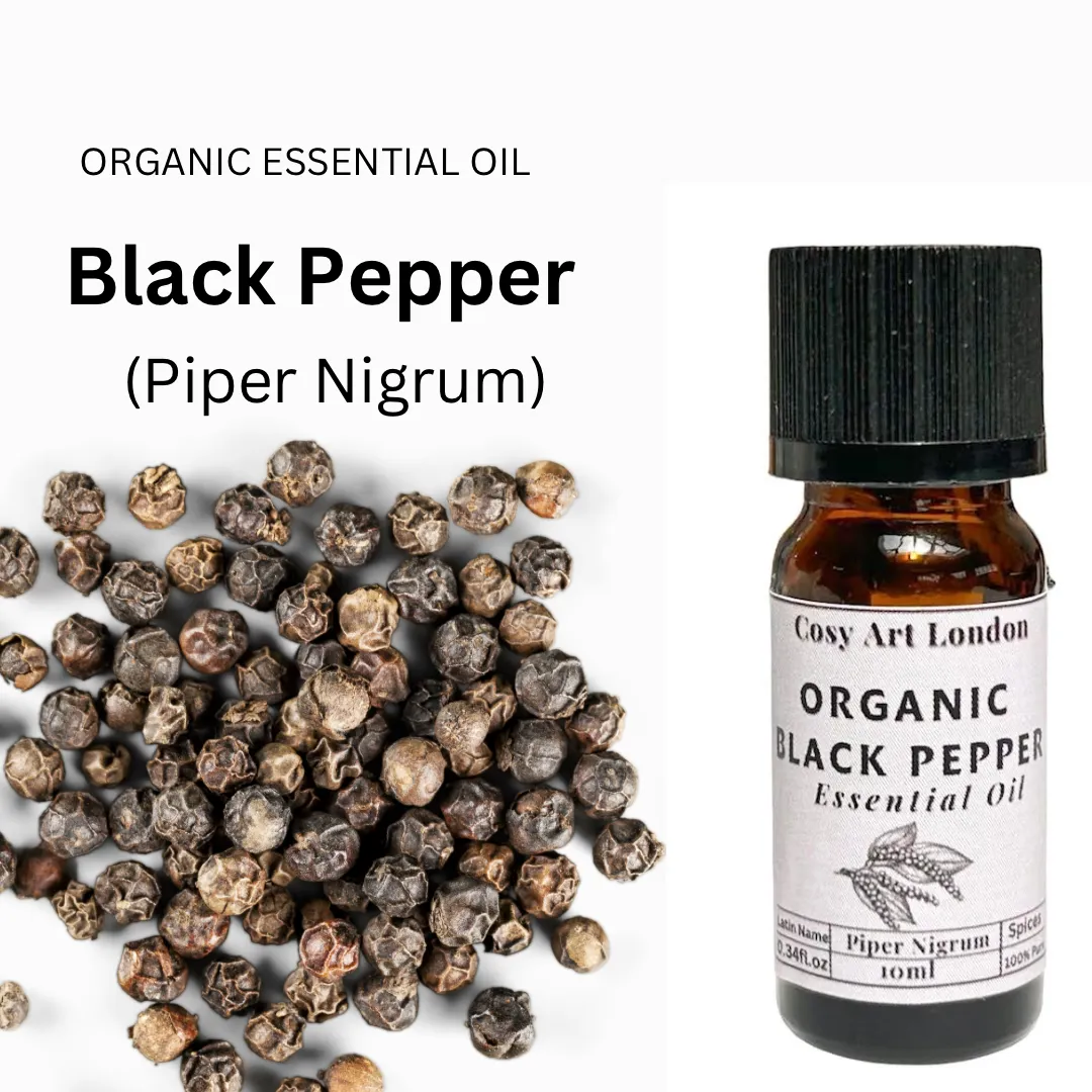 Black Pepper Organic Essential Oil 10ml