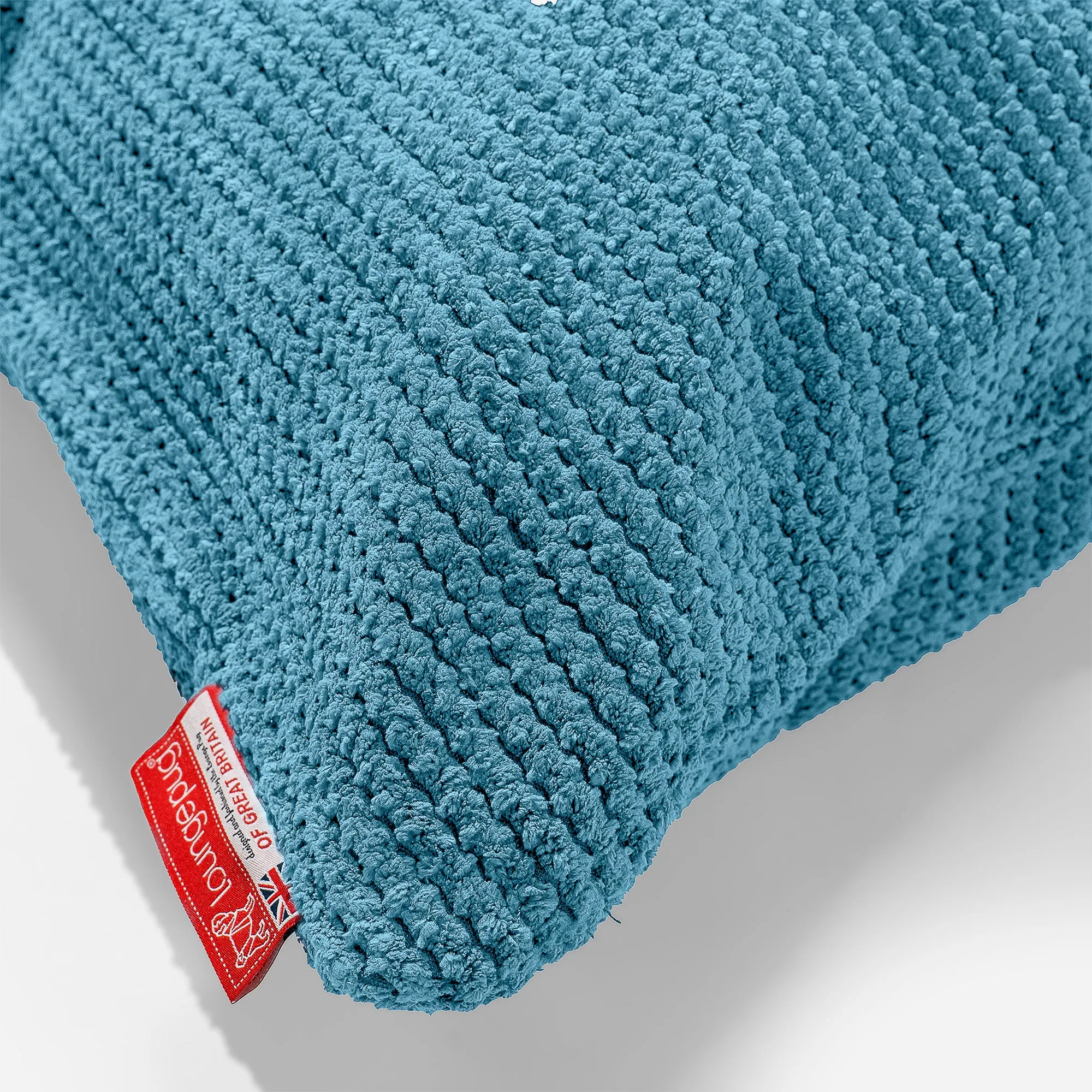 Bolster Scatter Cushion Cover 20 x 55cm - Pom Pom Aegean Blue