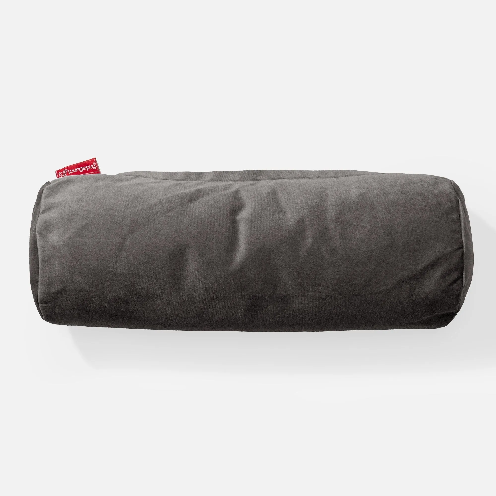 Bolster Throw Pillow Cover 20 x 55cm - Velvet Graphite Grey