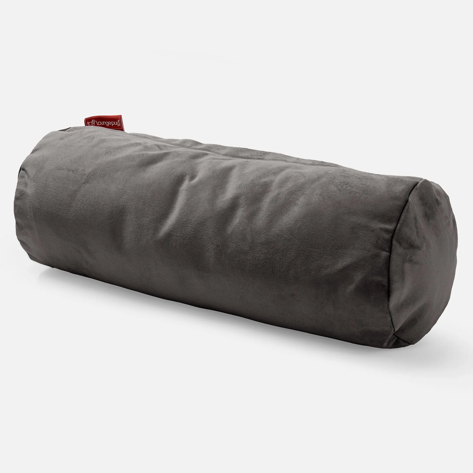 Bolster Throw Pillow Cover 20 x 55cm - Velvet Graphite Grey