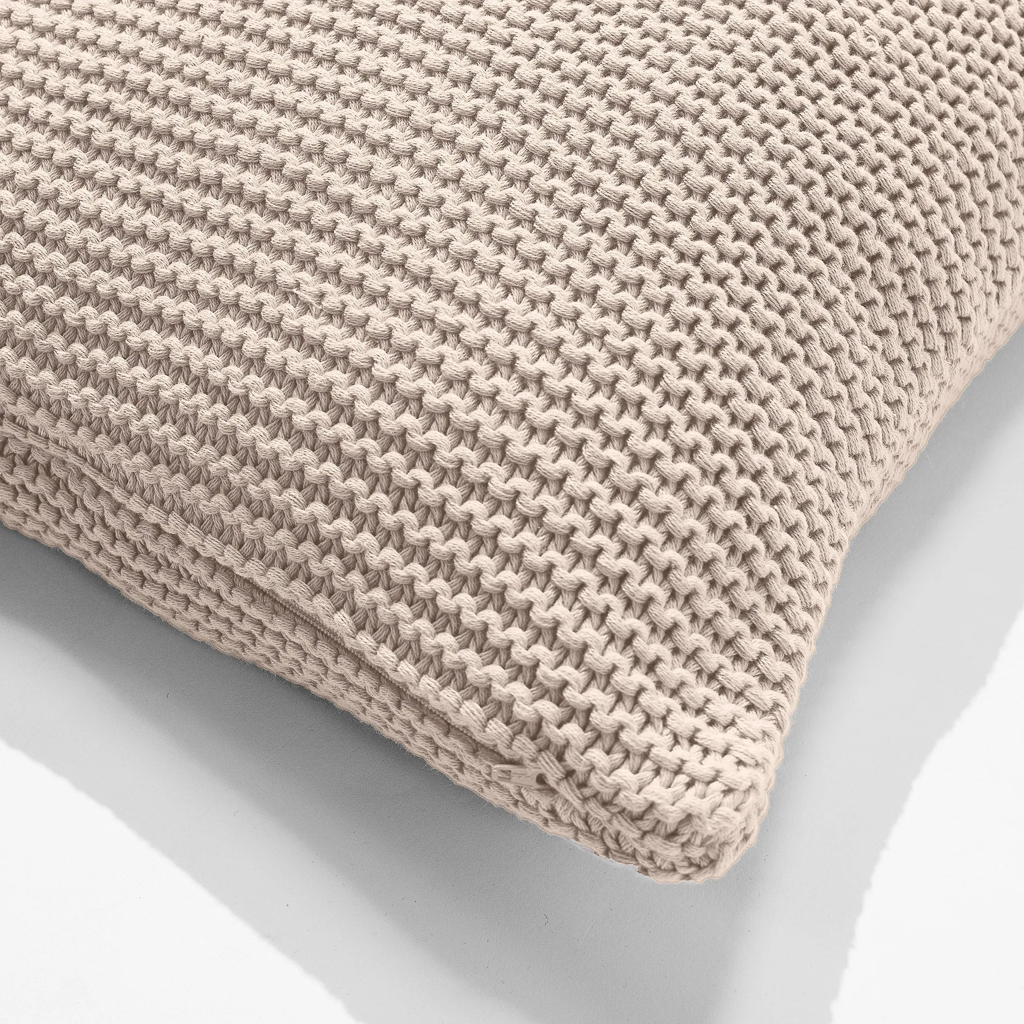 Decorative Cushion Cover 47 x 47cm - Ellos Knitted Cream