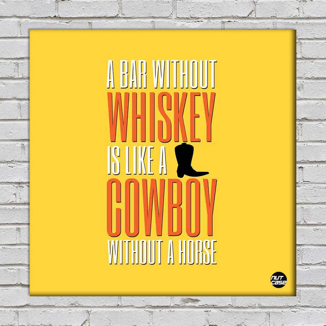 Designer Wall Art Decor Ideas - Whiskey Cowboy