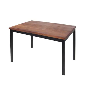 Dining Table With Reclaimed Wood Top
