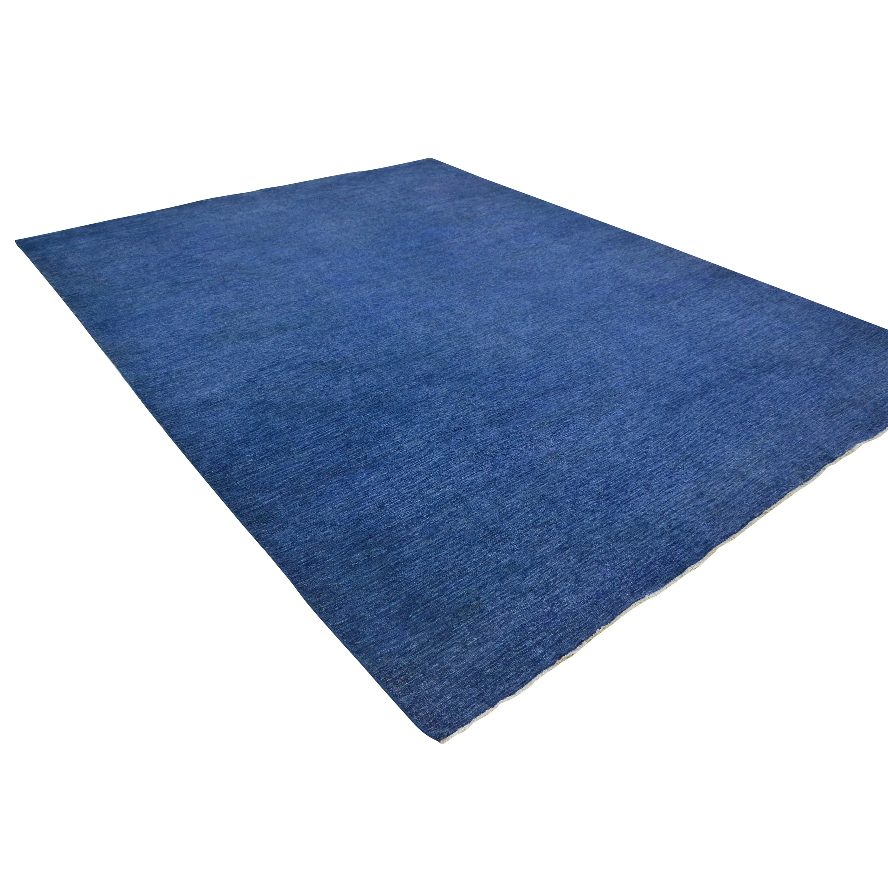 Distressed Solid Wool Area Rug - 9' x 12'