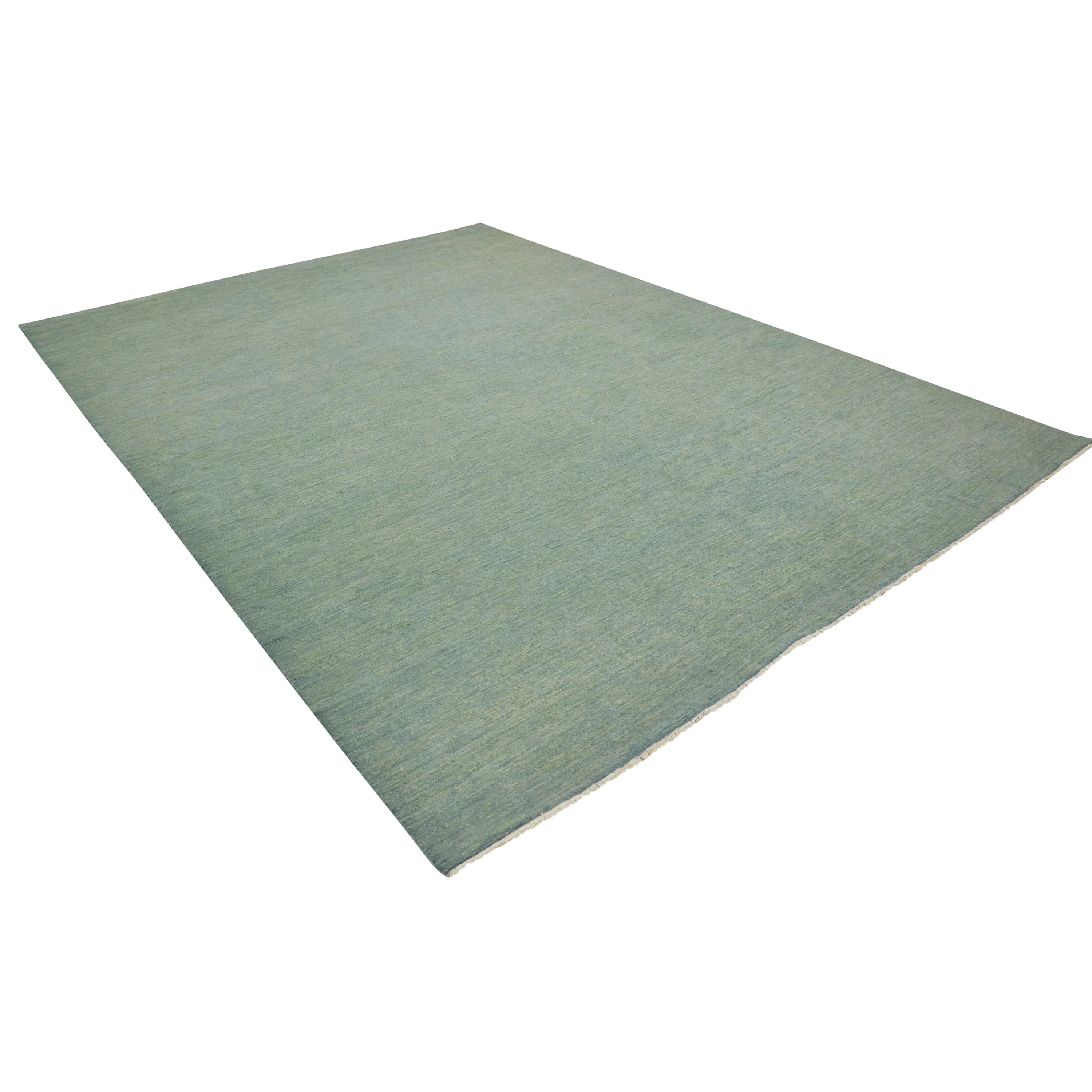 Distressed Solid Wool Area Rug - 9' x 12'