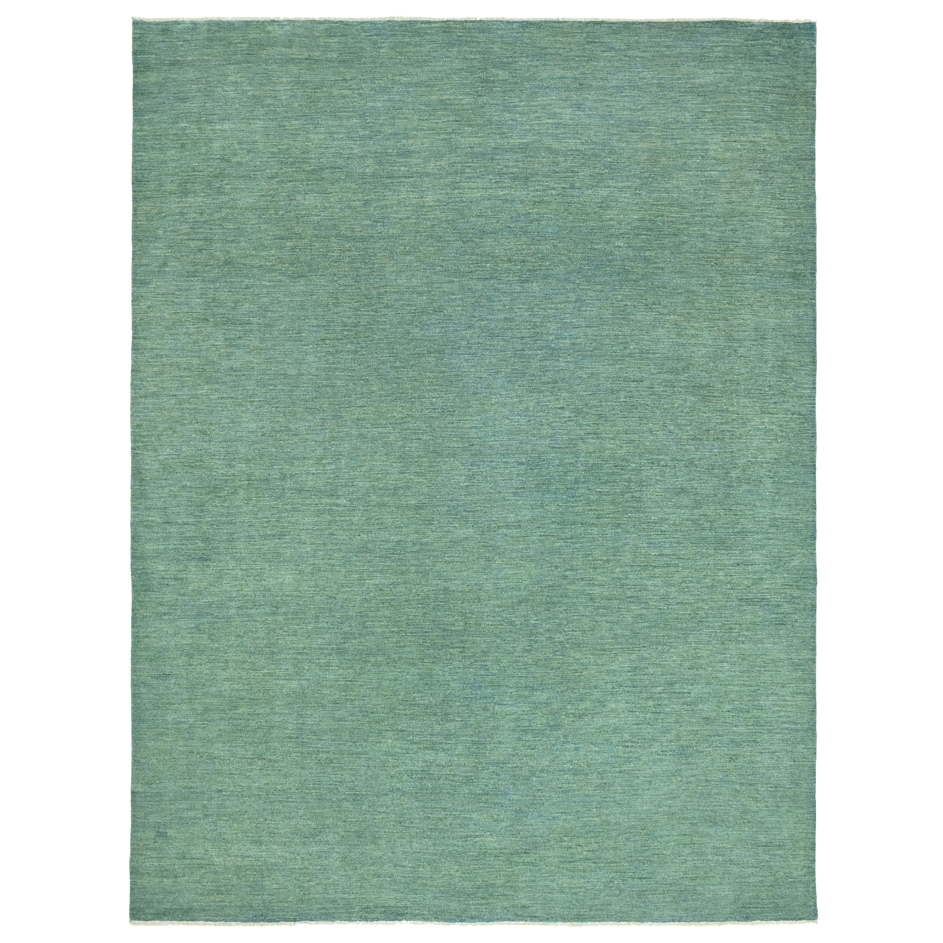 Distressed Solid Wool Area Rug - 9' x 12'