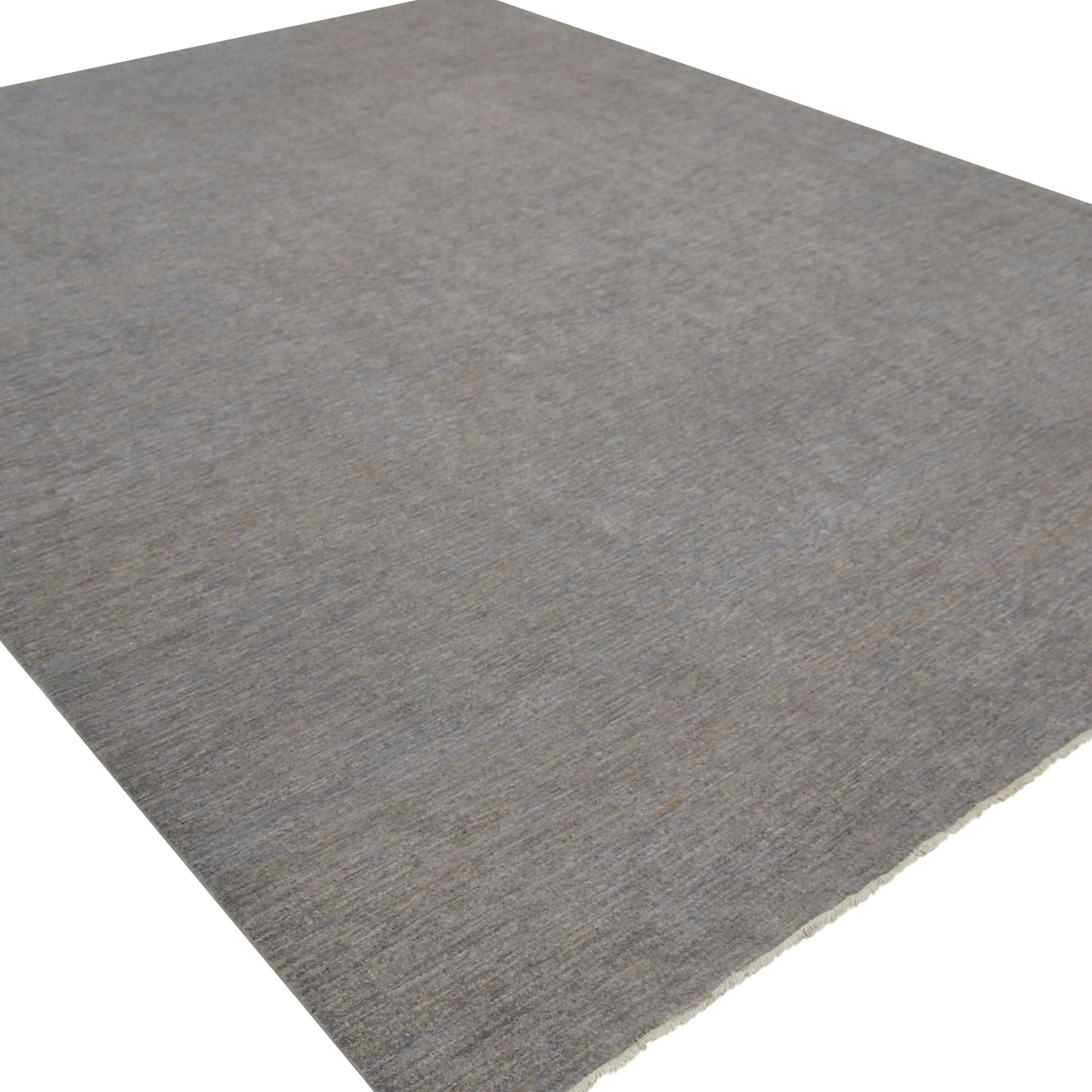 Distressed Solid Wool Area Rug - 9' x 12'