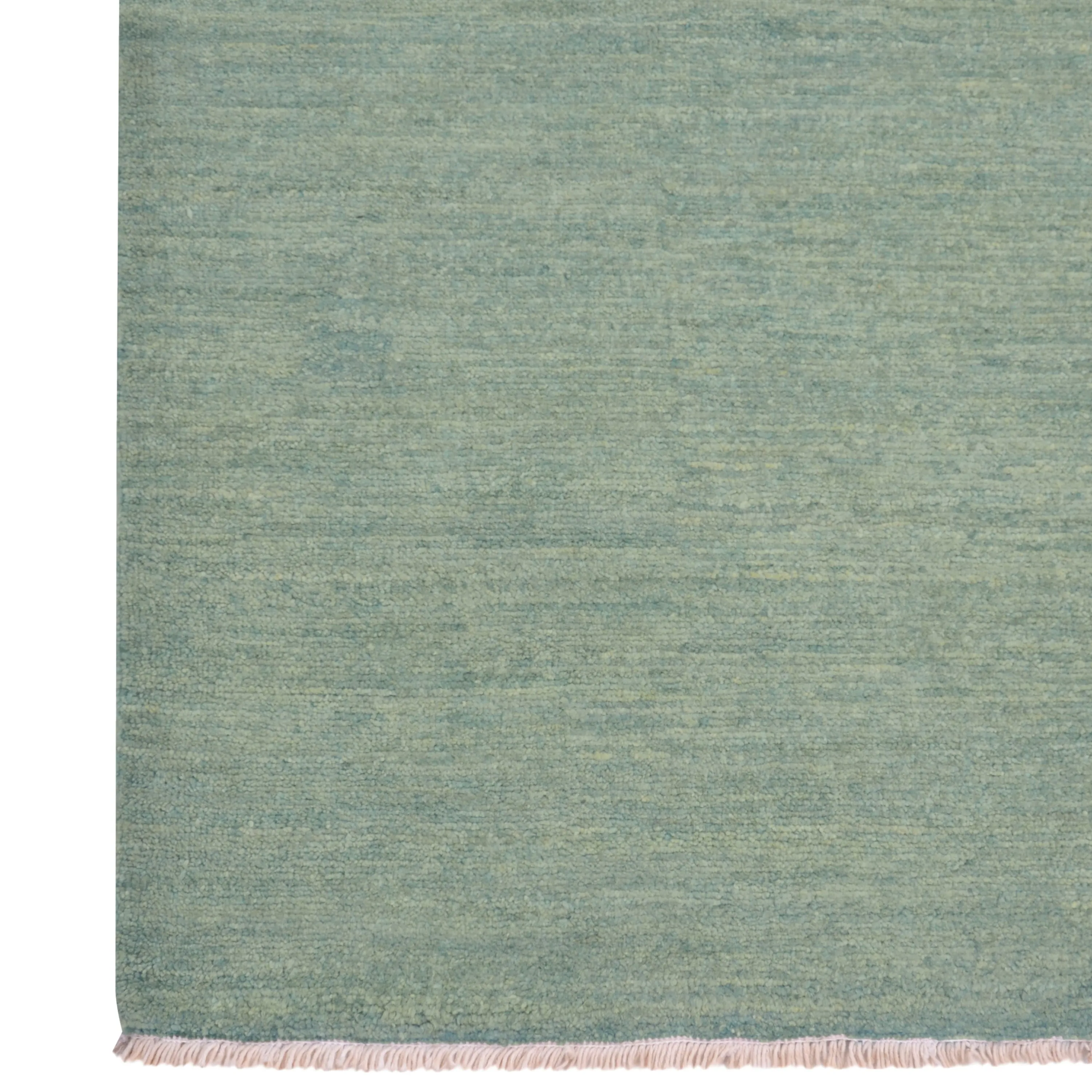 Distressed Solid Wool Area Rug - 9' x 12'