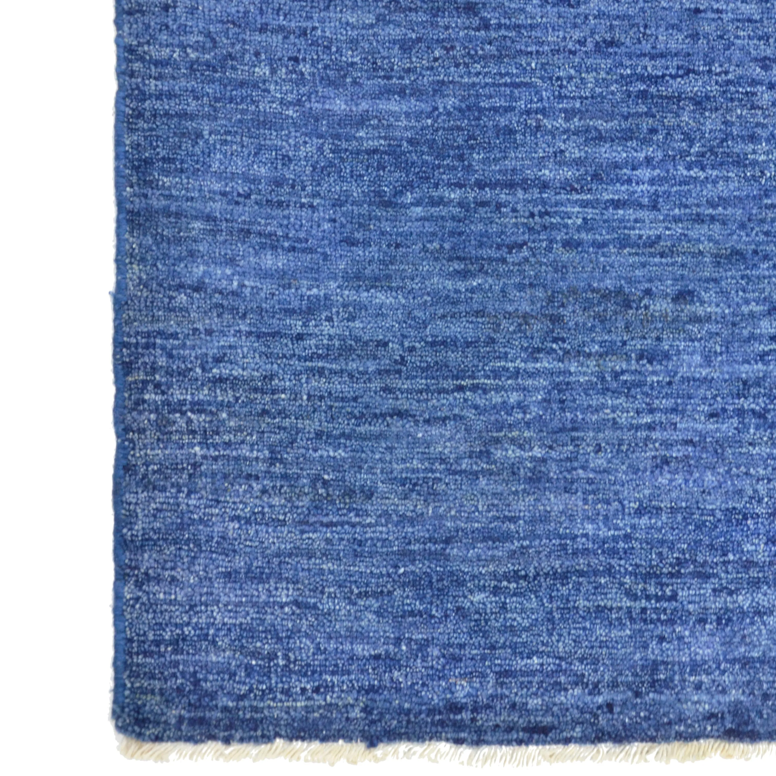 Distressed Solid Wool Area Rug - 9' x 12'
