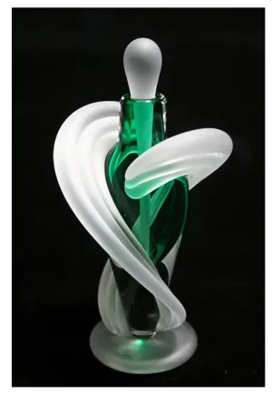 Double Swirl Perfume Bottle