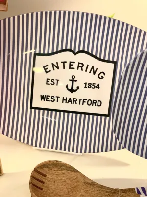 Entering Simsbury Town ThermoSf  Platter