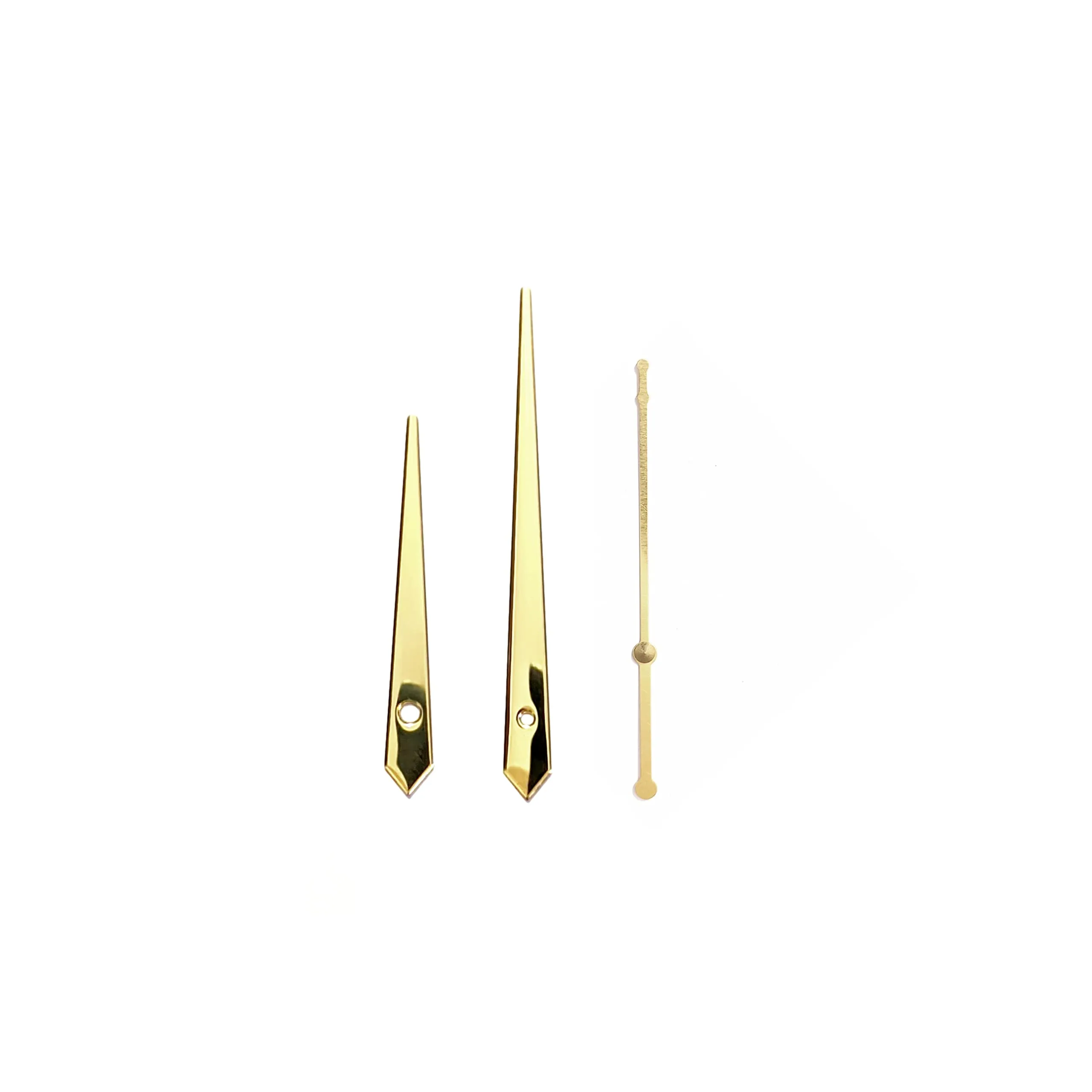 Epoxy Fusion Wall Clock Numbers and Hands, Numbers for DIY Clock Making, Numbers for Clock Resin Art, Needles Set for Wall Clock, Numbers Set for DIY Clock Making (Set of 3) (Gold Plain Pati)