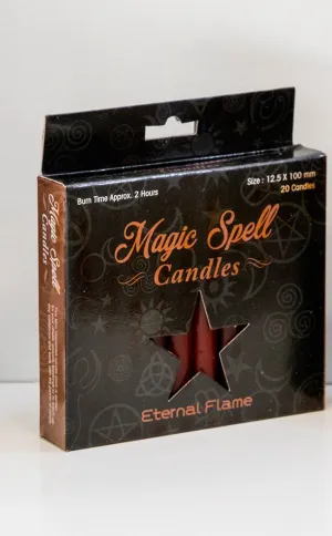 Eternal Flame Chime Spell Candles | Brown