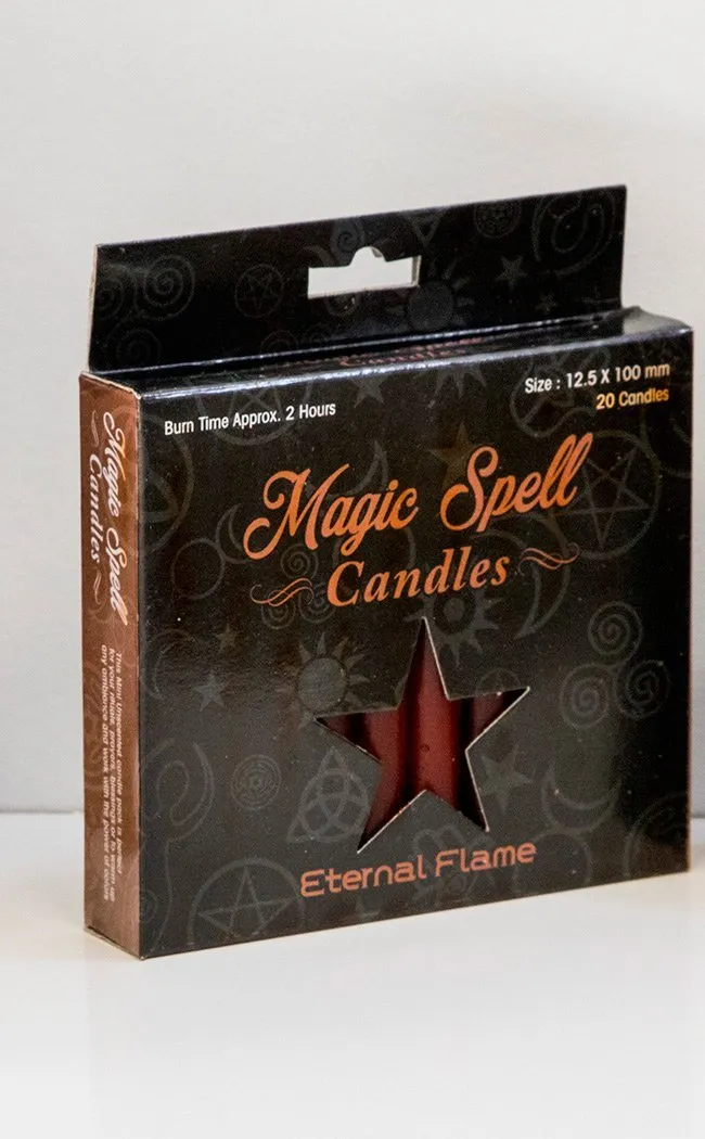 Eternal Flame Chime Spell Candles | Brown