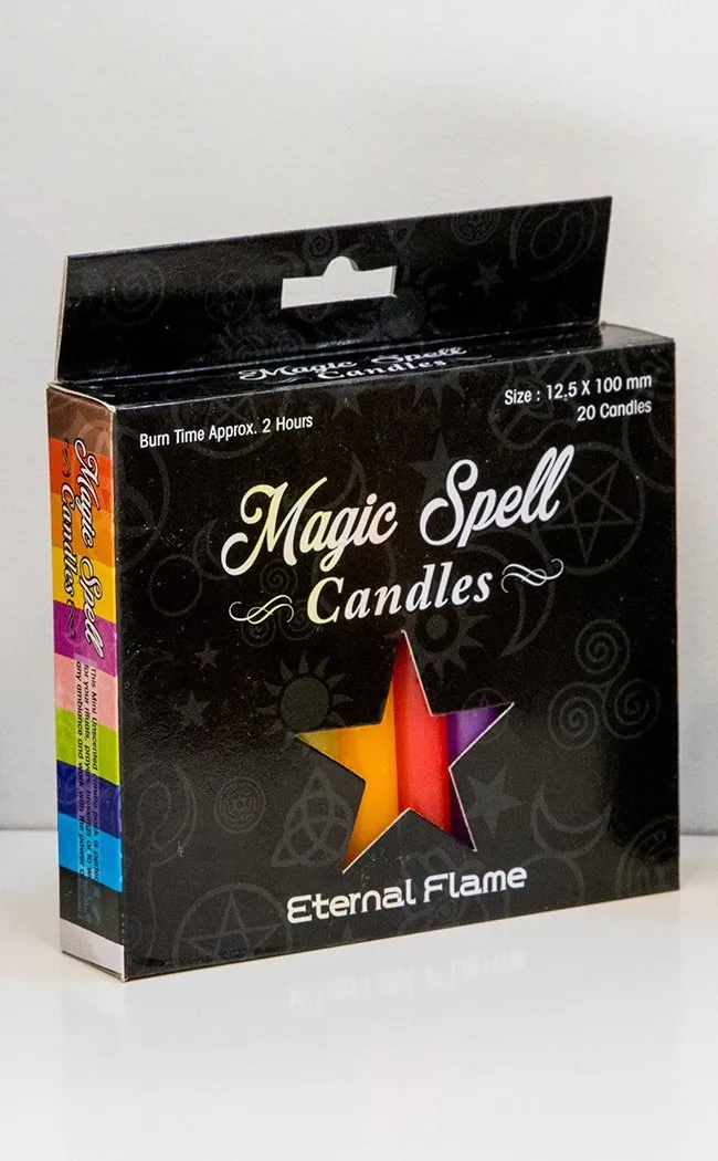 Eternal Flame Chime Spell Candles | Multi Colour