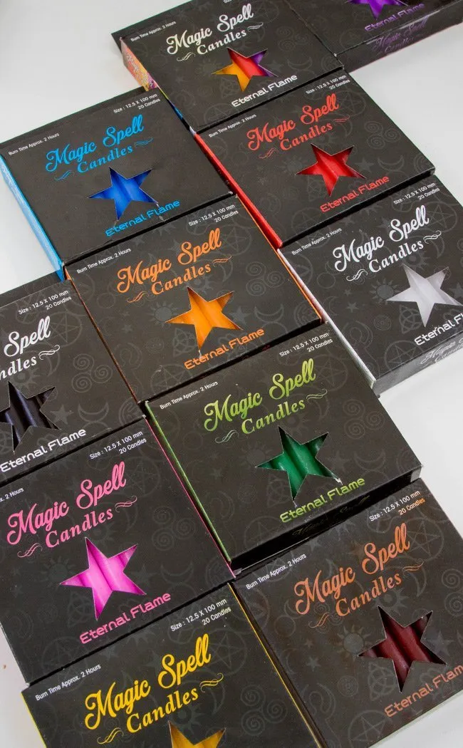 Eternal Flame Chime Spell Candles | Multi Colour
