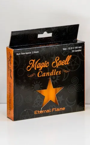 Eternal Flame Chime Spell Candles | Orange