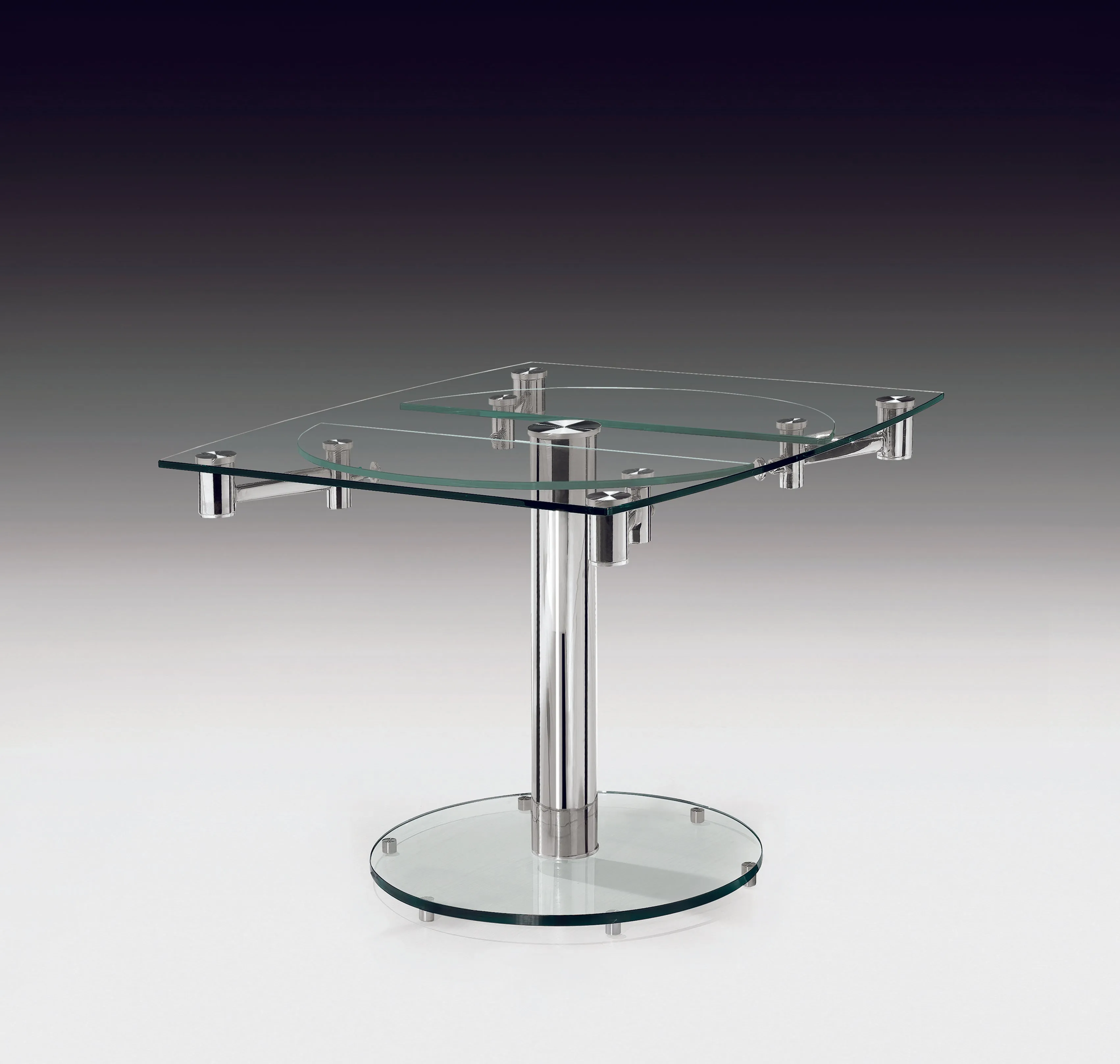 Extension Glass Dining Table