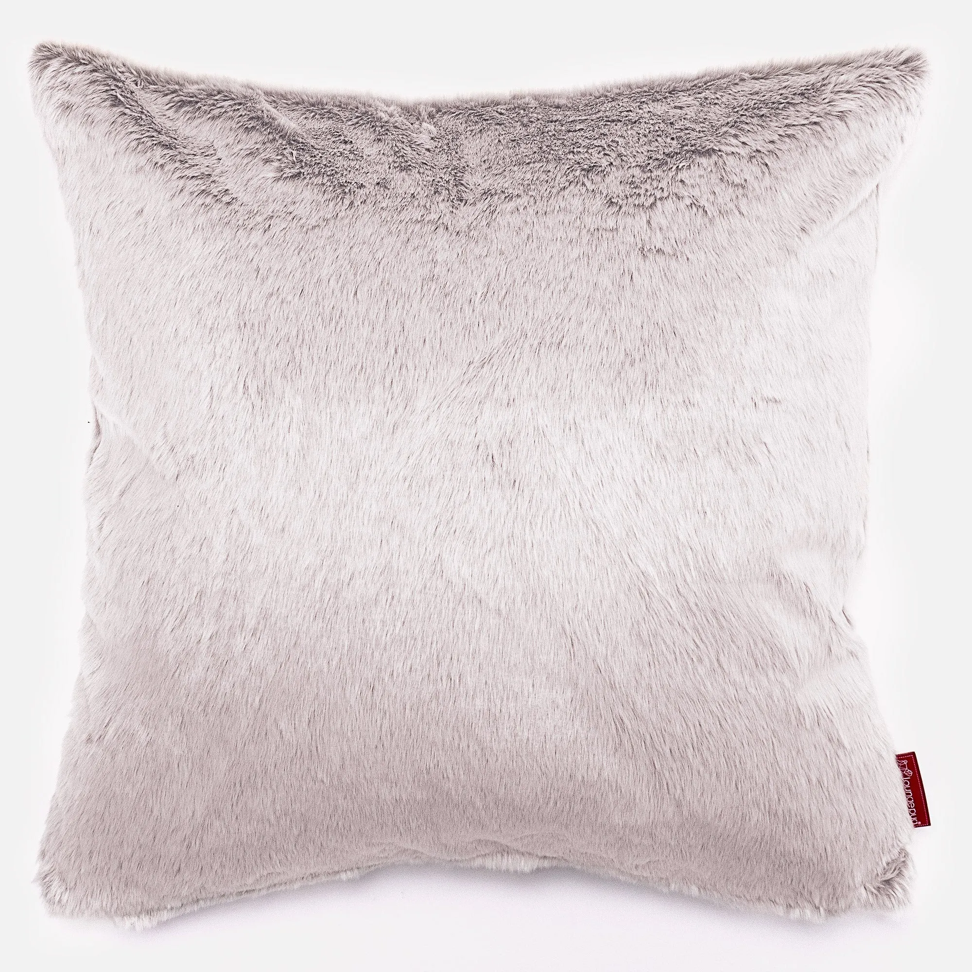 Extra Large Decorative Cushion Cover 70 x 70cm - Fluffy Faux Fur Rabbit Dusty Pink