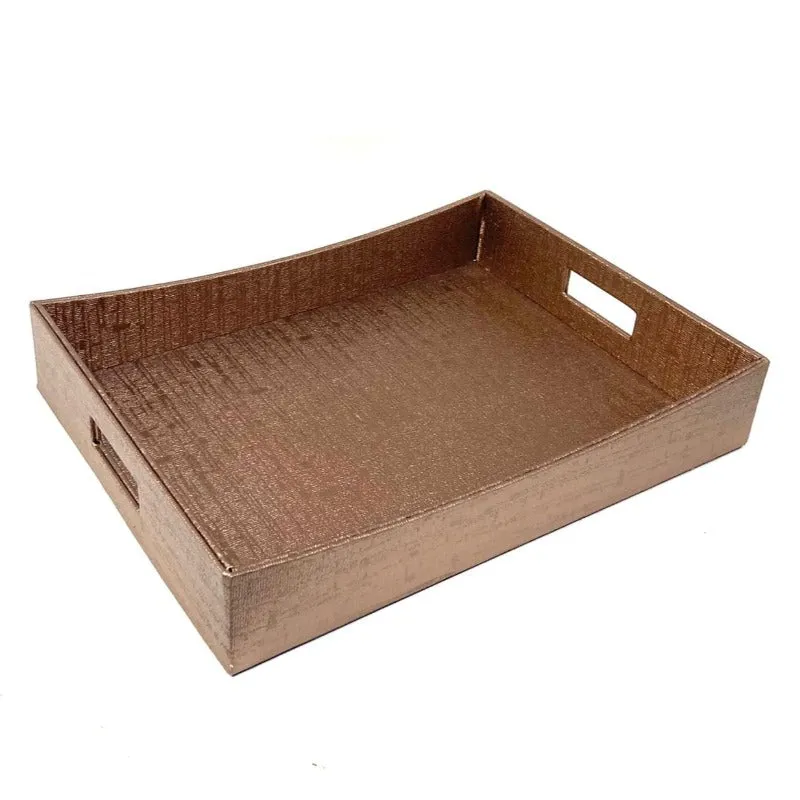 Faux Leather Serving Tray (Set of 2)