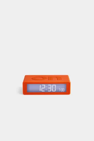 Flip  Travel Reversible Alarm Clock - Orange
