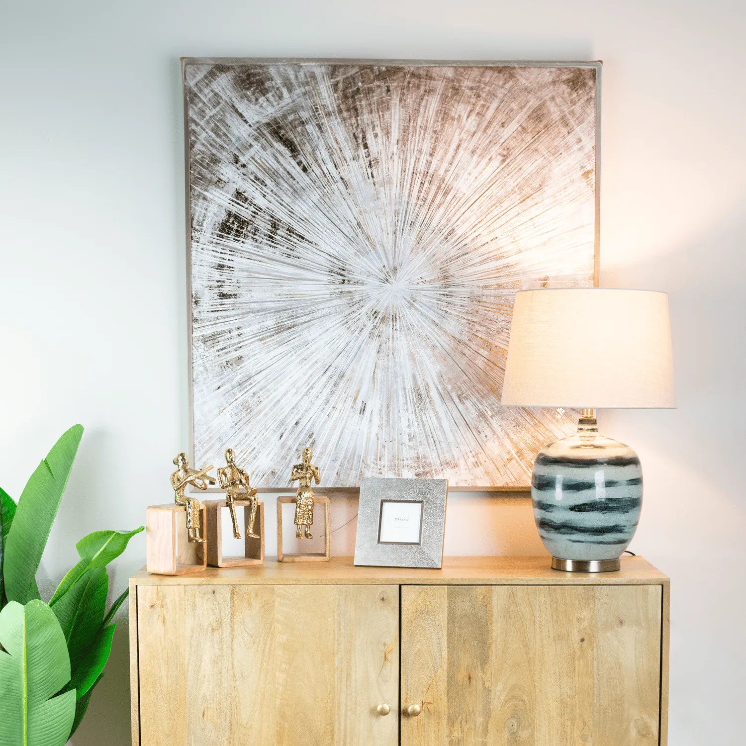 Framed Canvas Starburst Flair