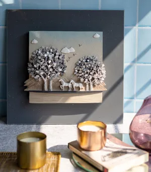 Galloping wall art