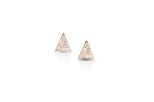 GeoArt Back to Basics Trillion Puzzle Stud Earrings