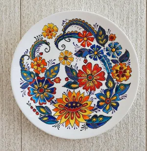 Hand-Painted Porcelain Plate - Midnight Dream