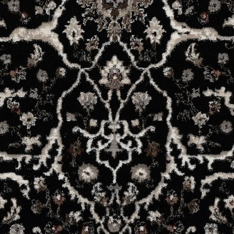 Herat 3465 Black Hallway Runner