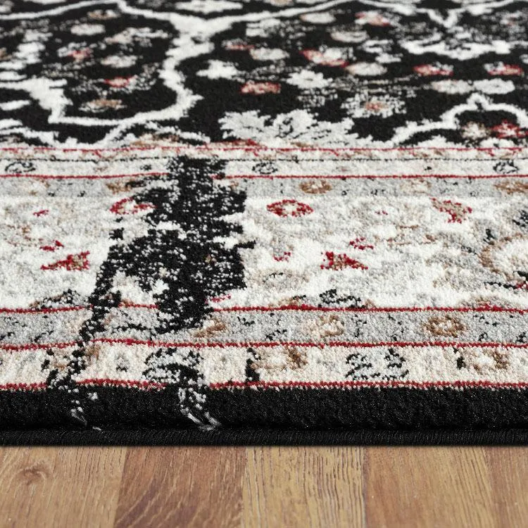 Herat 3465 Black Hallway Runner