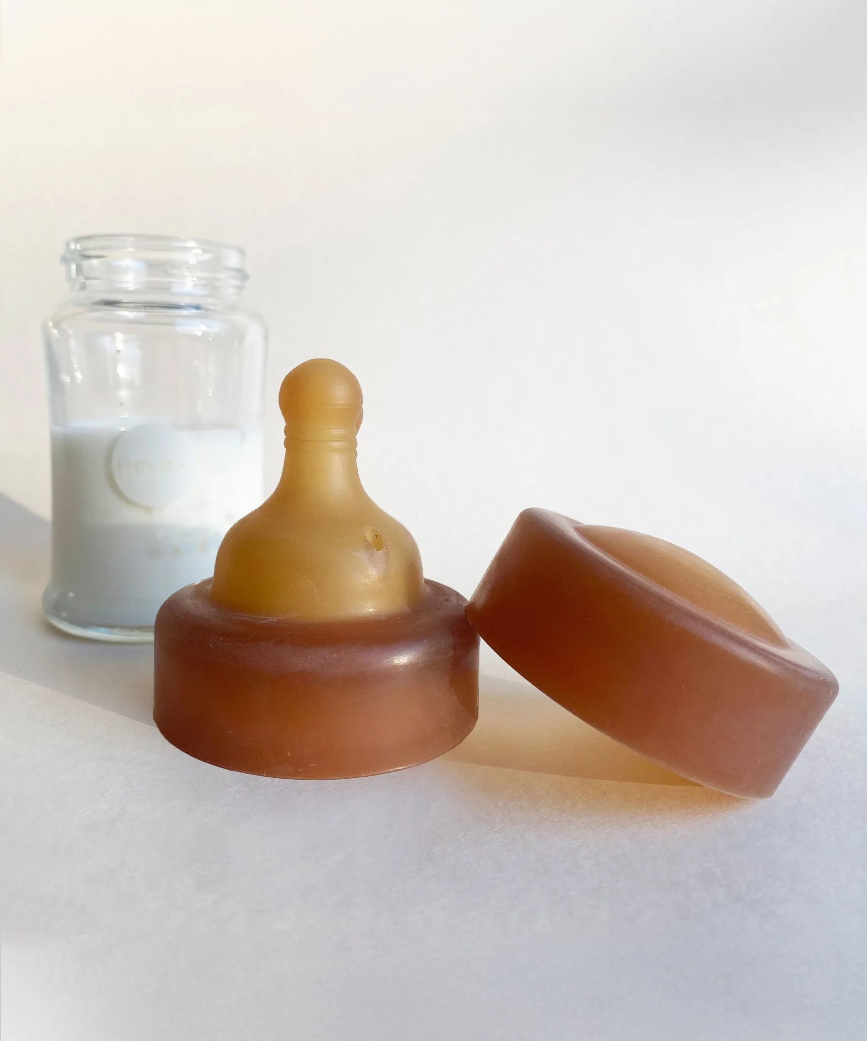 Hevea Wide Neck Glass Baby Bottles 2 Pack - 150ml