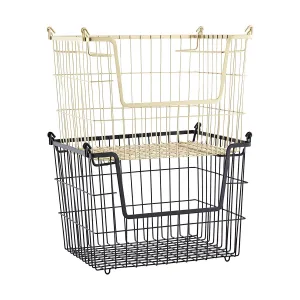 House Doctor Basket TAW Matte Black