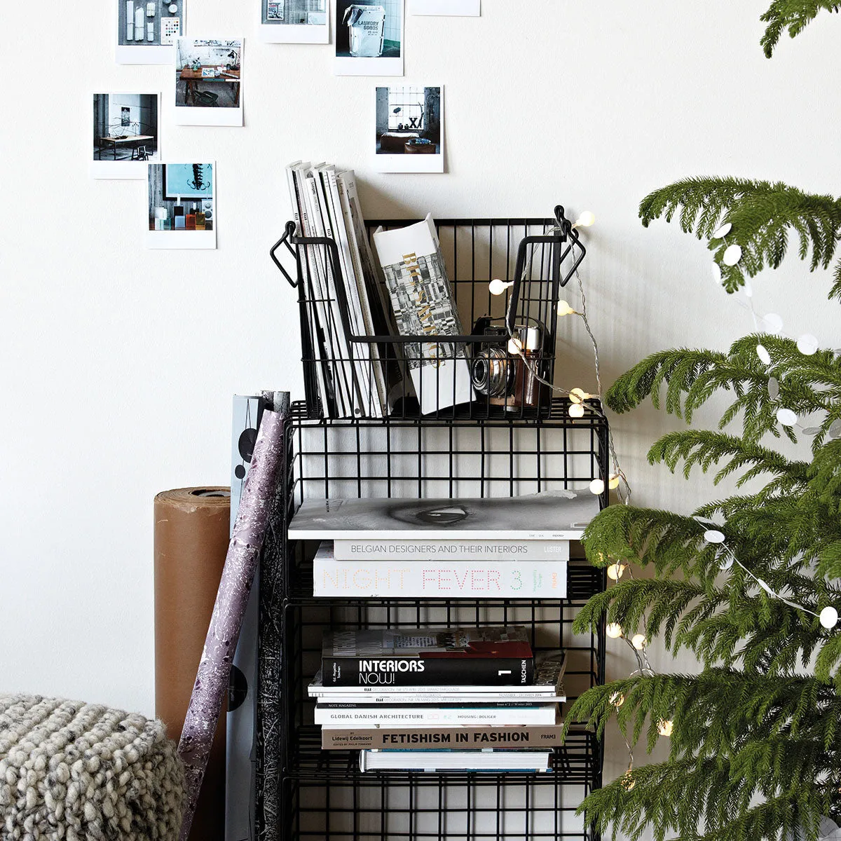 House Doctor Basket TAW Matte Black