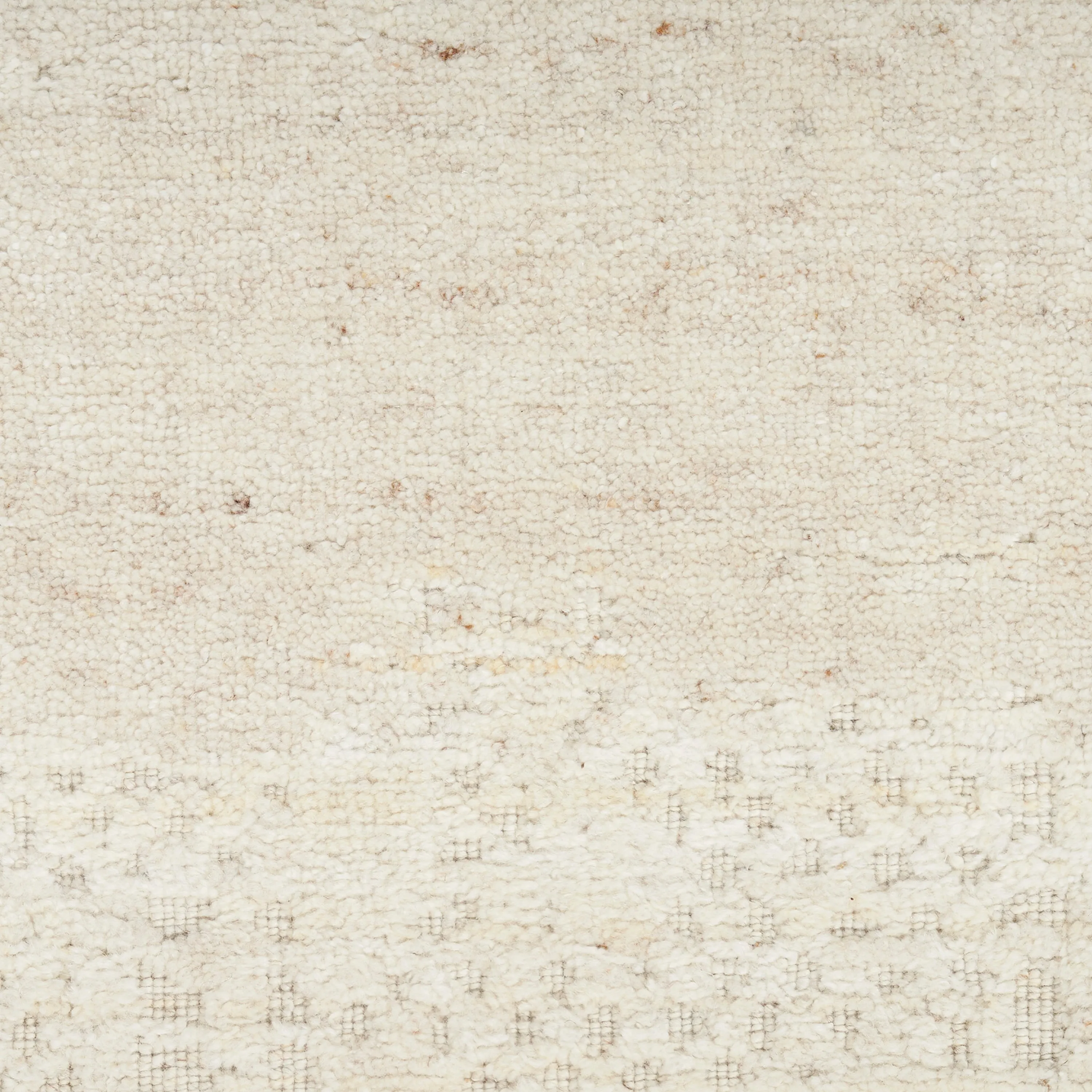 Ivory Essentials Contemporary Wool Blend Rug